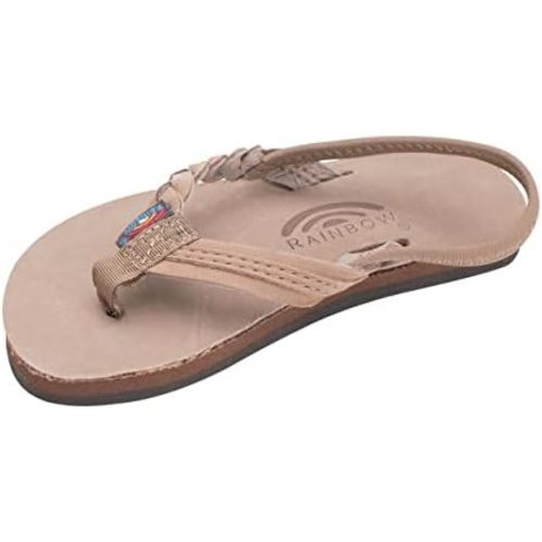 Rainbow Sandals Kid's Single Layer Premier Leather Flirty Braidy