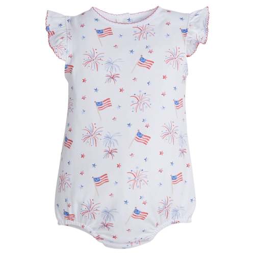 Printed Angel Sleeve Bubble, Flags