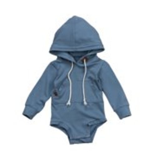 Newborn Baby Boys Girls Hooded Top T Shirt Romper Bodysuit Playsuit Sweatshirt Hoodie Outfits Clothes