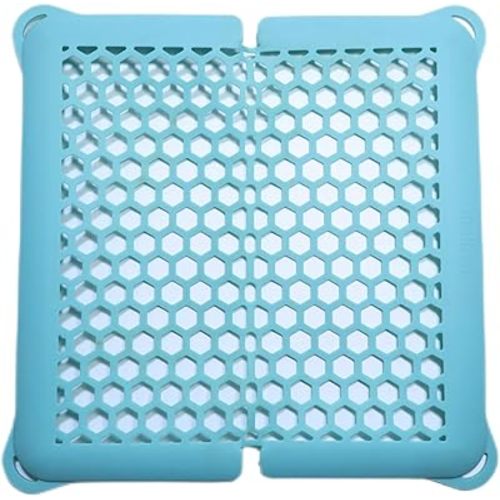 100% Silicone Dishwasher Bag for Baby Small Items,Baby Bottle Dishwasher Basket for Small Parts,Bottle Nipples,Toy Accessories and Pacifiers (Light Blue)