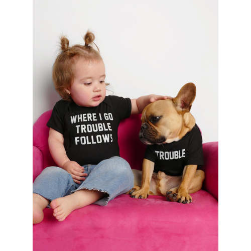 Trouble Follows (2-Pack) Baby + Dog Set
