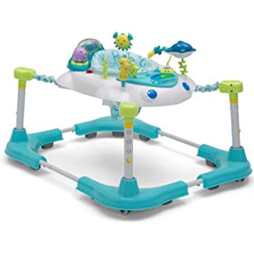 Delta Children Learn2Walk Balancer Baby Walker, Blue Ocean Adventure