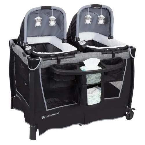 Retreat Twins Nursery Center - Play Yard (Double Bassinets)