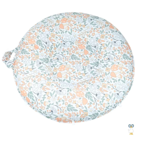 Forest Lilac Gray Floor Cushion - Goosewaddle® | Newborn Baby Blankets Toys Teethers Bibs & More