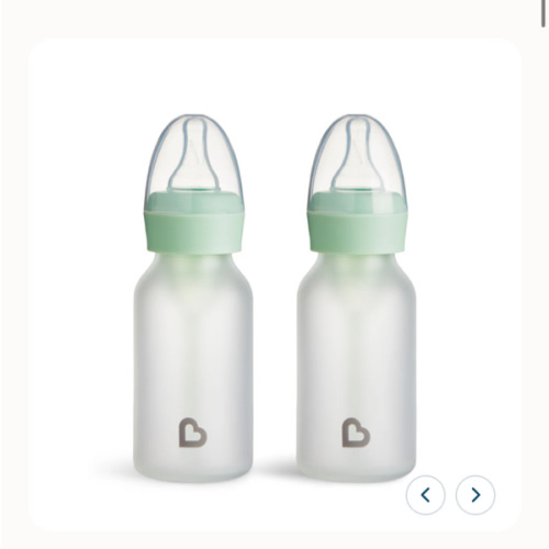 Bond™ Silicone Glass Bottle 4oz or 8oz, 2pk | Munchkin