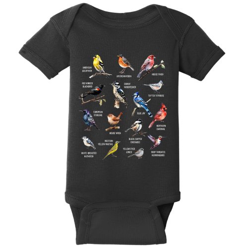 Bird Watching Bird Watcher Bird Lover Birder Birding Nerd Baby Bodysuit