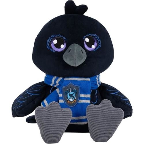Jazwares Warner Bros. Discovery Harry Potter 10-Inch Ravenclaw Raven Plush - Super-Soft and Huggable Plush Toy - Official Licensed Plush - All Ages