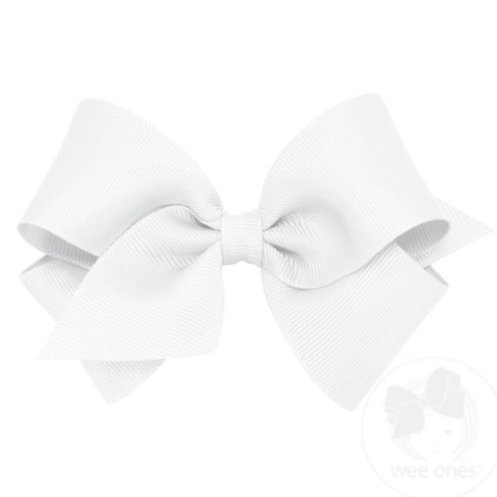 Small Classic Grosgrain Hair Bow (Plain Wrap)