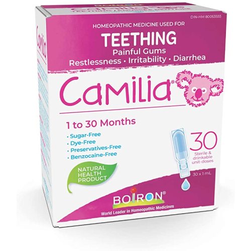 Boiron Camilia Baby Teething Relief Medicine, 30 Count (Pack of 1)
