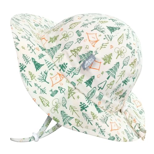 JAN & JUL Adjustable Cotton Floppy Sun Hat with 50+ UPF Protection for Boys