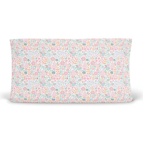Willow's Whimsy Floral Changing Pad Cover