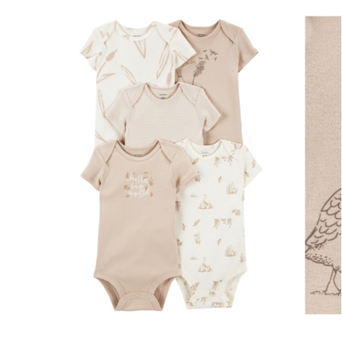 Baby 5-Pack Short-Sleeve Bodysuits - Carter's | Carter's