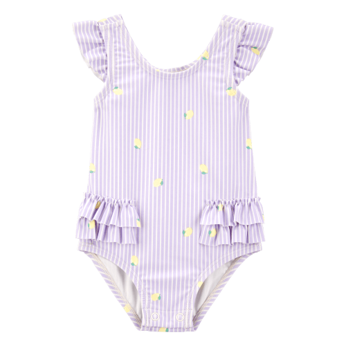 Baby 1-Piece Striped Lemon Swimsuit - Carter's | Carter's