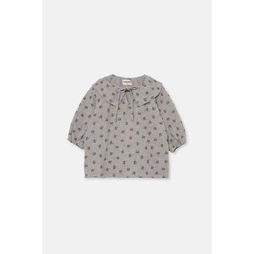 Organic liberty baby dress - Grey – Manymoons