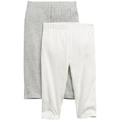 GAP Baby Girls' 2-Pack Ribbed Legging Bottom