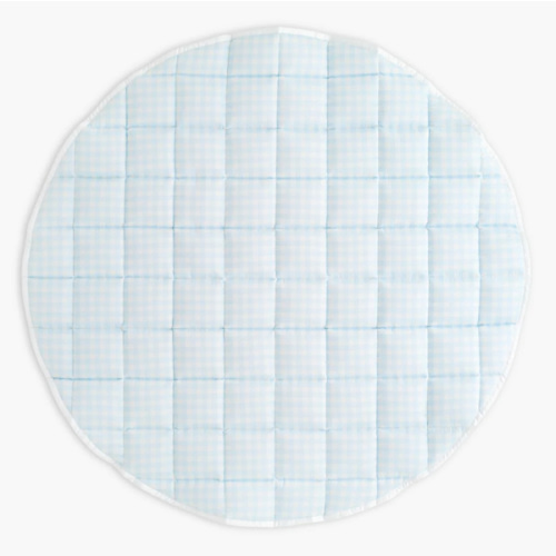 Picnic Gingham Play Mat - Blue
