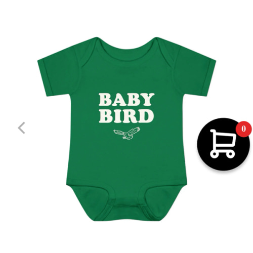 "Baby Bird" Baby Onesie | Philadelphia Football | Phillygoat