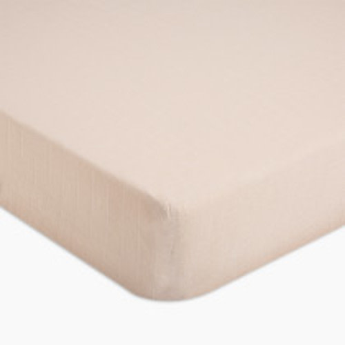 Crane Baby Cotton Muslin Crib Fitted Sheet - Desert Rose