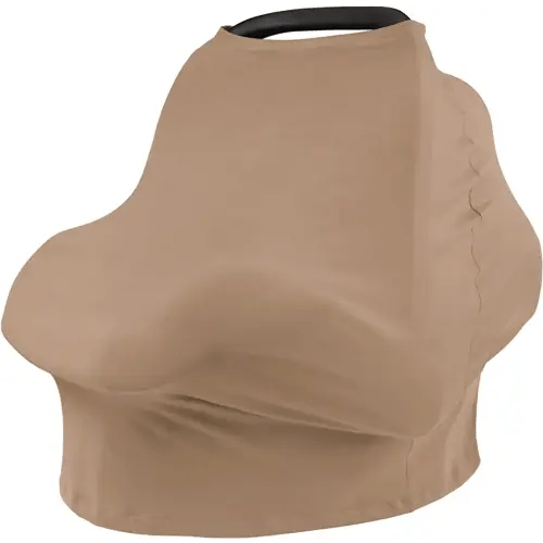 Konssy Baby Car Seat Covers- Multi-use Carseat Canopy for Babies, Stretchy Infant Carseat Cover Boy, Shower Gifts for Unisex Boys and Girls