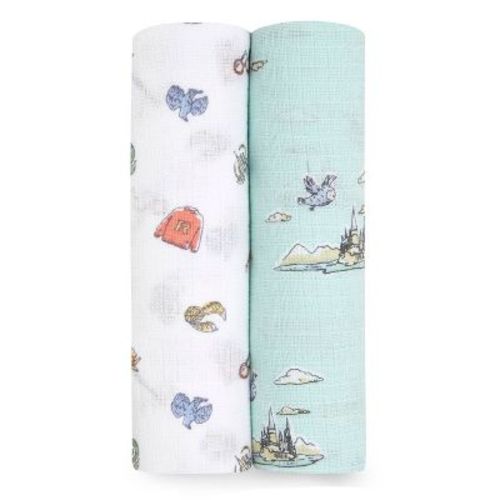 Aden + Anais Essentials Swaddle - Harry Potter Hogwarts - 2pk