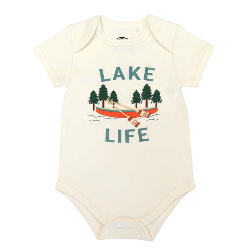 Lake Life Cotton Baby Onesie