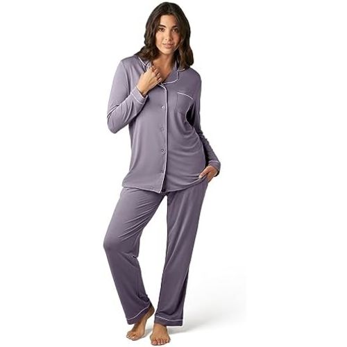 Kindred Bravely Clea Classic Long Sleeve Maternity Pajamas & Postpartum Lounge Set