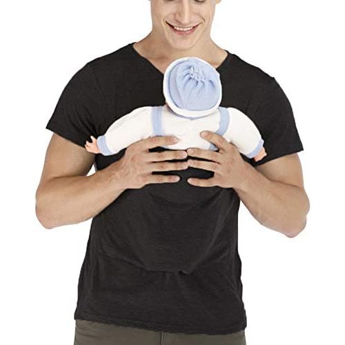 Men's Baby Carrier Soothe V Neck Short Sleeve Kangaroo T Shirt