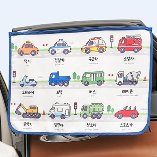 Magnetic Car Sun Shade Curtain for Side Window – Sun Blocker and UV Protector for Baby, Kids, and Pets – Universal Fit with Built-in Magnets for Steel-Framed Door (Magnet-New Cars)