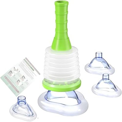 Choking Rescue Device for Kids and Adults, Anti Choking Device, Portable Airway Suction Device (Vacuum Power Body Fluid Suction Apparatus Device)