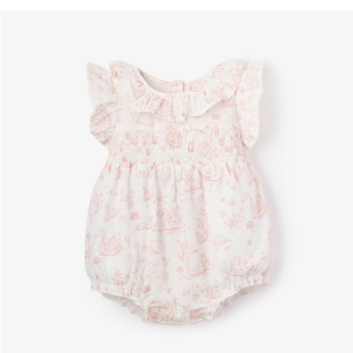 Swan Toile Swiss Dot Bubble