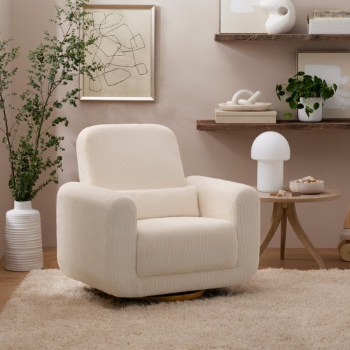 babyletto Tuba Extra Wide Swivel Glider In Eco-Performance Fabric Water Repellent & Stain Resistant | Wayfair