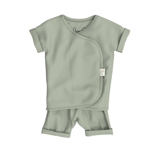 Romper - Avocado – Bonsie Skin to Skin Babywear