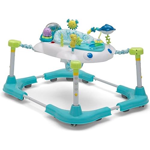 Delta Children Learn2Walk Balancer Baby Walker, Blue Ocean Adventure