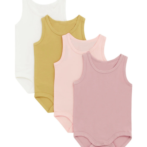 Bonds Everyday Singletsuit 4 Pack | Baby Baby Bodysuit | BWCMA