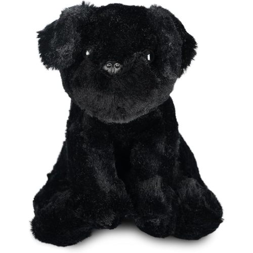 WEIGEDU Small Retrievers Labs Labrador Puppy Dog Stuffed Animals Plush Toys for Kids Boys Girls Birthday Bedtime Easter, 7.9" Black