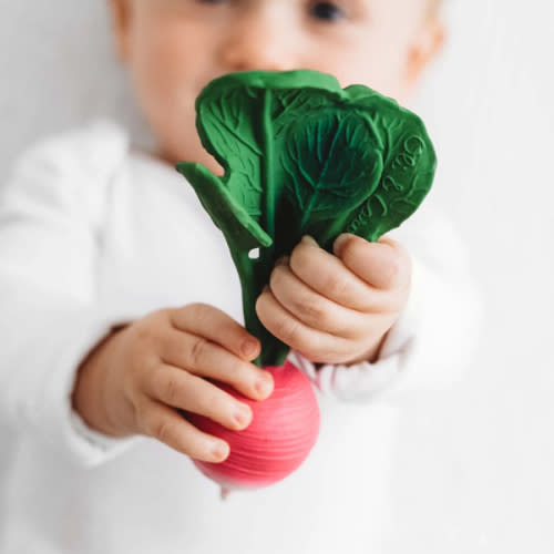 Ramona the Radish Natural Rubber Teether