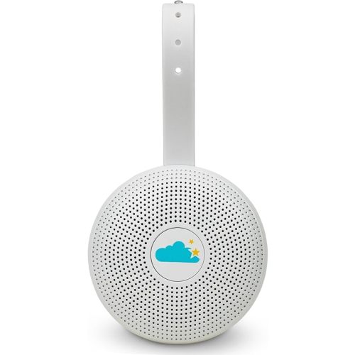 Yogasleep Hushh+ Portable White Noise Machine for Baby, 20 Soothing Natural Sounds, Wireless Charging & Speaker, Compact Size, Noise Canceling for Better Sleep, Privacy & Nursery Must Have