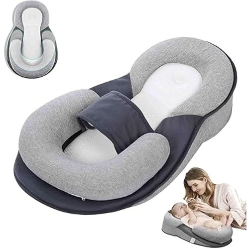 Bassinet Baby Snuggle Bed Adjustable Baby Wedge Lounger Perfect for Reducing Spit-Up
