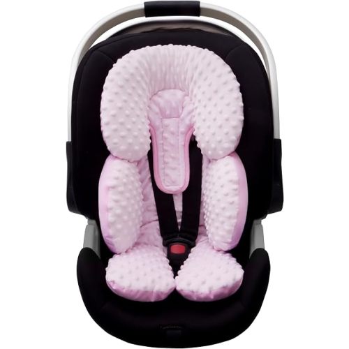 Pro Goleem Soporte para Cabeza, Cuello y Cuerpo de Asiento Infantil de Automóvil, Inserto de Asiento de Automóvil para Recién Nacido de Minky y Microfibra Ultra Suave, Perfecto para Asiento de