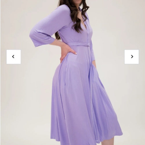 Lila Labor & Postpartum Gown in Lilac