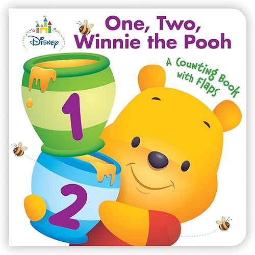 Disney Baby: One, Two, Winnie the Pooh Board book – Lift the flap, October 30, 2018