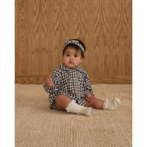 Nellie Set || Navy Check – Rylee + Cru