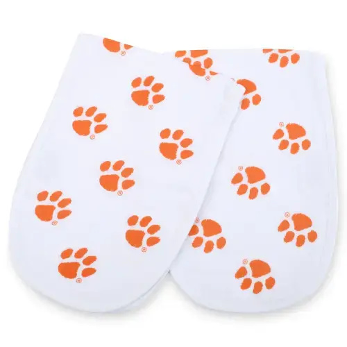 Clemson University 2pk Burp Cloths – Three Little Anchors