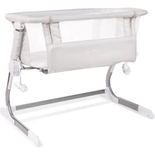Baby Delight Beside Me Dreamer Bassinet | Bedside Sleeper | 6-Position Height Adjustment | Driftwood Grey