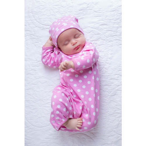 Molly Baby Receiving Gown & Hat