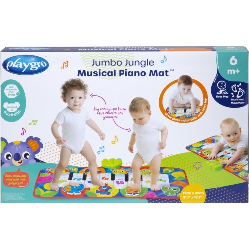Playgro Jumbo Jungle Musical Piano Mat