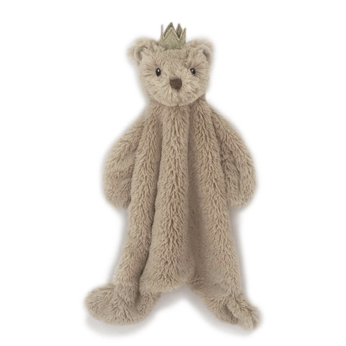 Prince Bear Baby Security Blanket