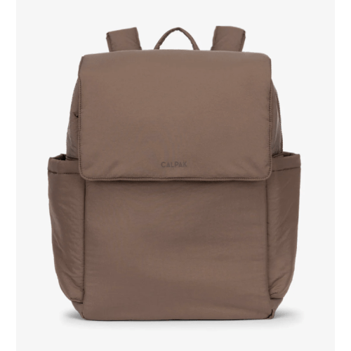 Diaper Backpack with Laptop Sleeve - HAZELNUT