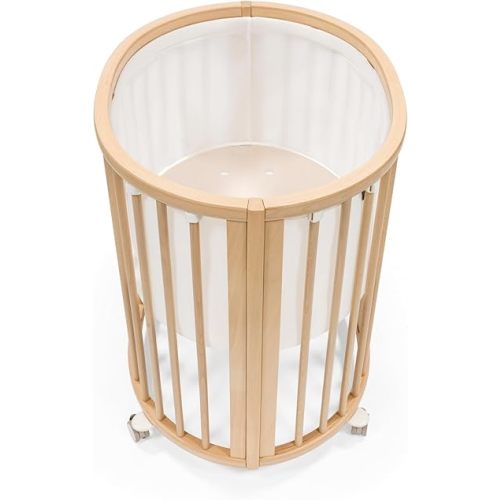 Stokke Sleepi Mini Mesh Liner V3, White - Compatible with Sleepi Mini V3 - Breathable 3D Mesh for Safe Sleep - Machine Washable