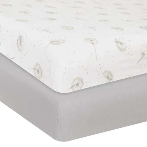 Organic Muslin Crib Sheet - 2 Pack